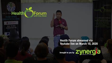 health forum with doc atoie photos|〔LIVE〕10–MAR–20 .